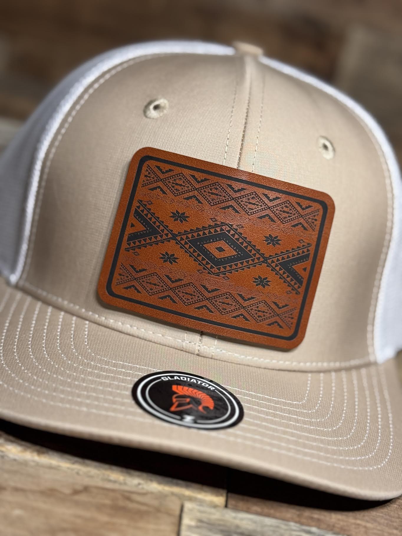 Western Aztec Patch Hat