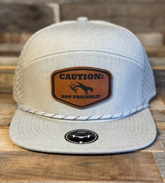 Caution Not Friendly Patch Hat