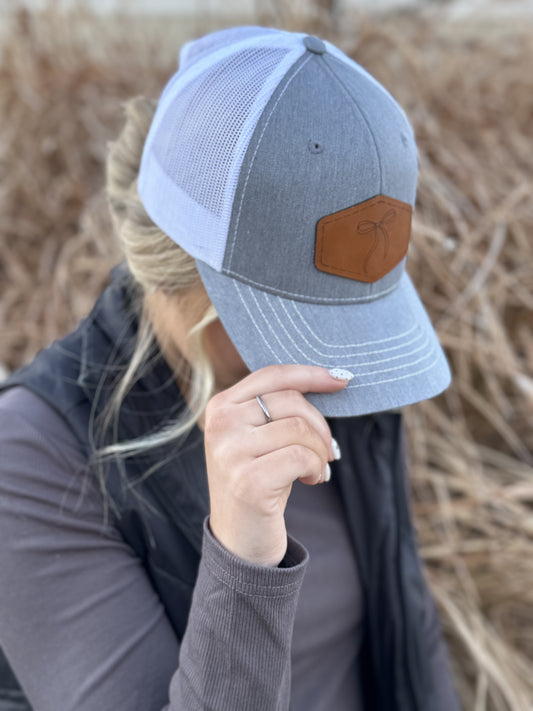 Cowgirl Bow Patch Hat